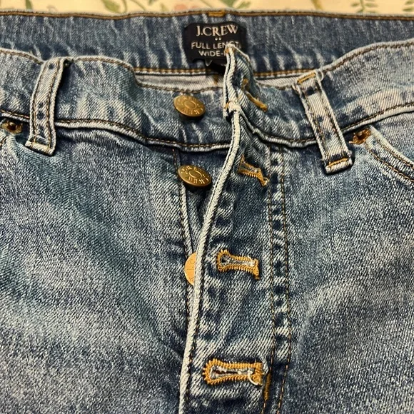 J. Crew Blue Flare & Wide Leg Jeans - Picture 2 of 4